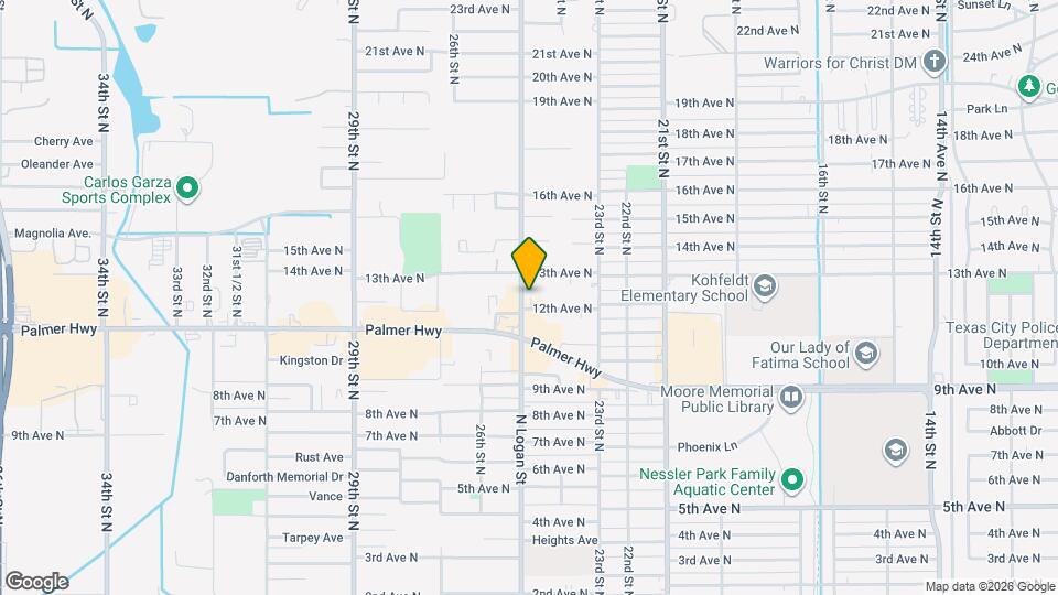 1208 N Logan St Map and Location Details