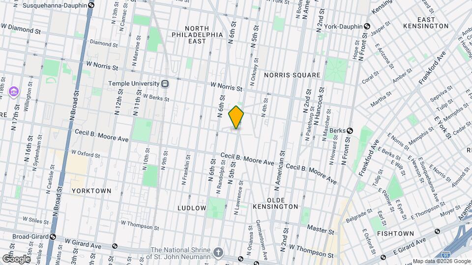 1800 N 5th St Mapa y Detalles de la Ubicación