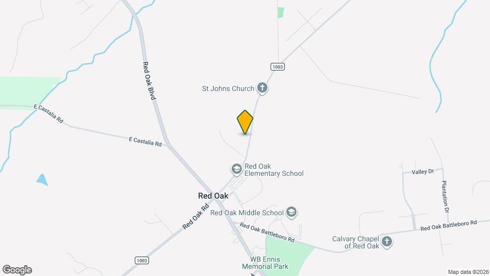 5808 Red Oak Rd Map and Location Details