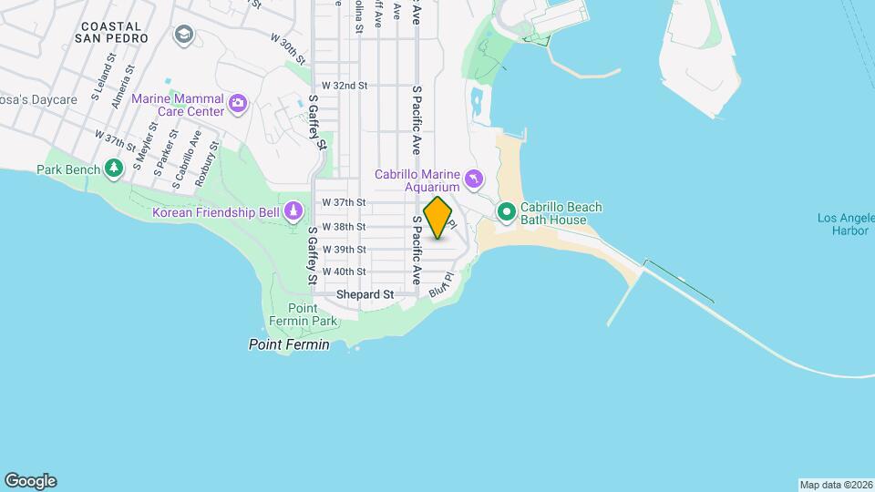 460 W 39th St, Unit 460 W 39th St San Pedro Map and Location Details