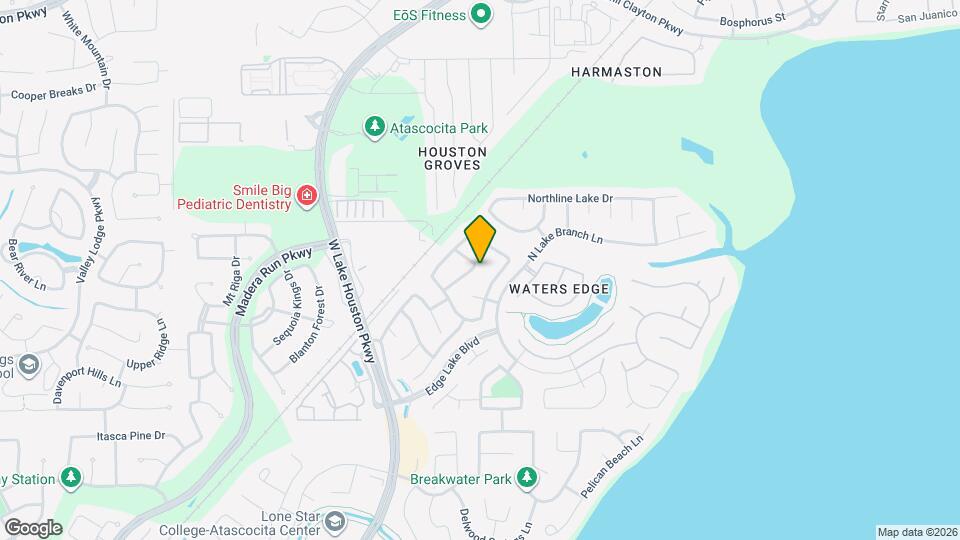 16942 Lake Willowby Ln Map and Location Details