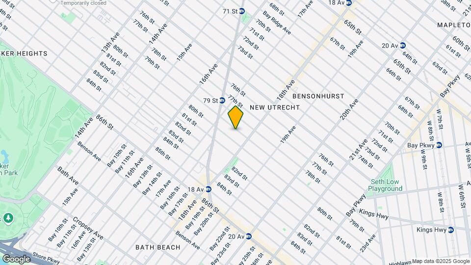 1758 79th St Mapa y Detalles de la Ubicación