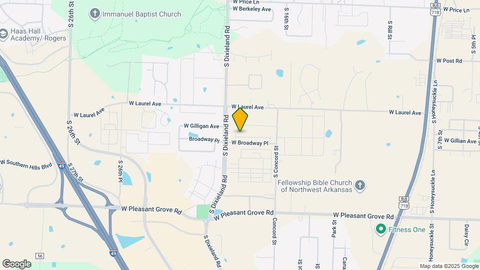 1735 W Whitney Ln Mapa y Detalles de la Ubicación