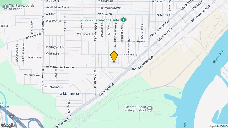 1831 S Westmoreland Ave Map and Location Details