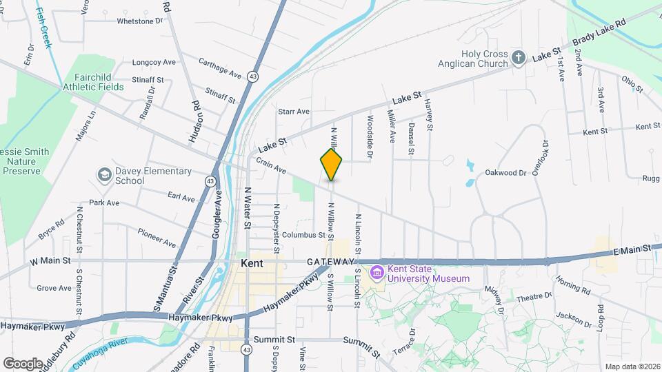 347 Crain Ave Mapa y Detalles de la Ubicación