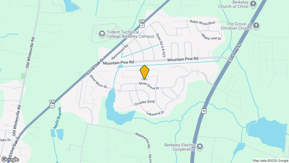 1136 Moss Grove Dr Map and Location Details