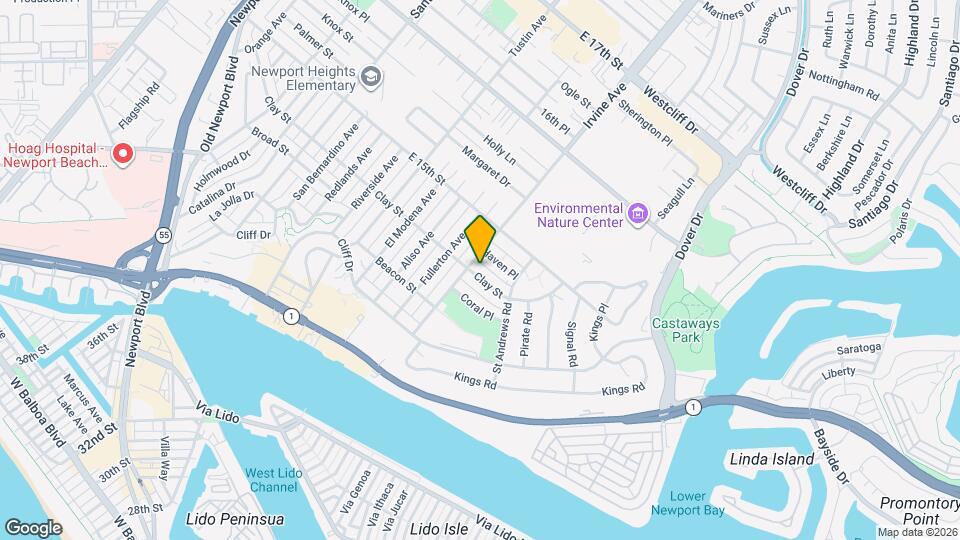 2000 Clay St Map and Location Details