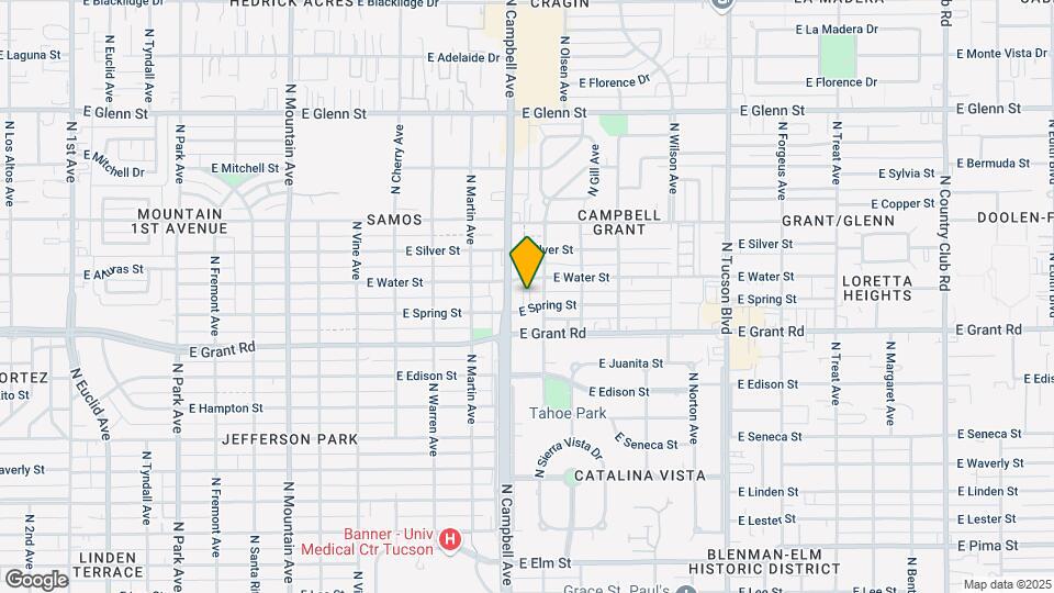 1923 E Spring St Map and Location Details
