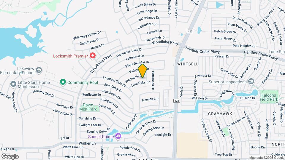 2449 Twin Oaks Dr Map and Location Details