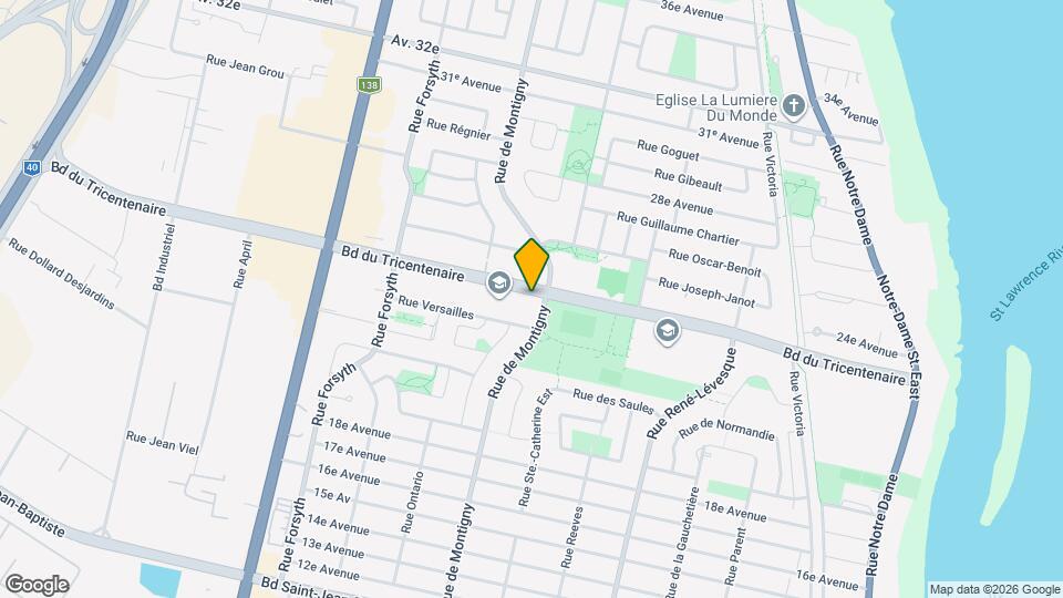 1640 Du Tricentenaire Boul Map and Location Details
