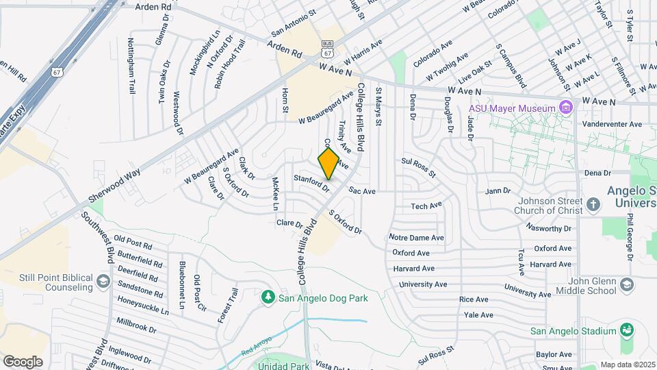 3214 Stanford Dr Map and Location Details