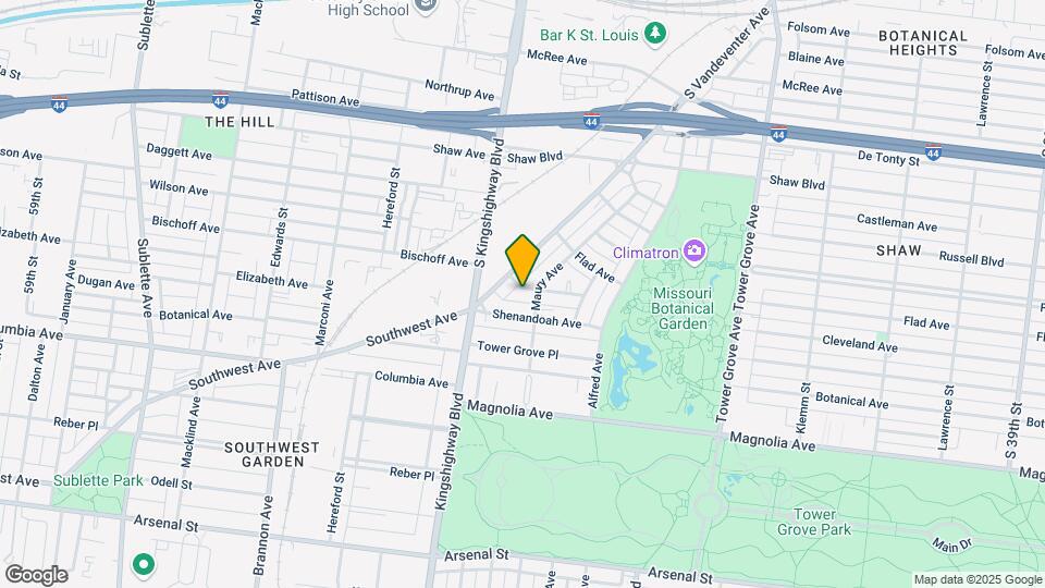 4614 Cleveland Ave-Unit -1F Map and Location Details