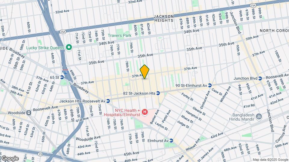 37-21 80th St Map and Location Details