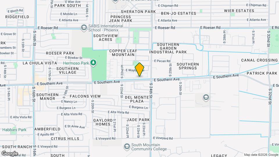 2329 E Huntington Dr Map and Location Details