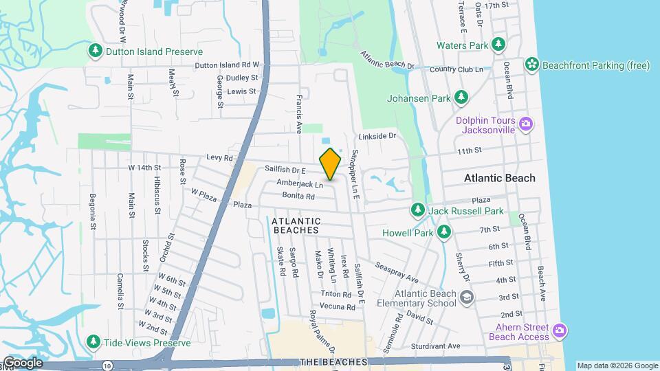 707 Amberjack Ln Map and Location Details