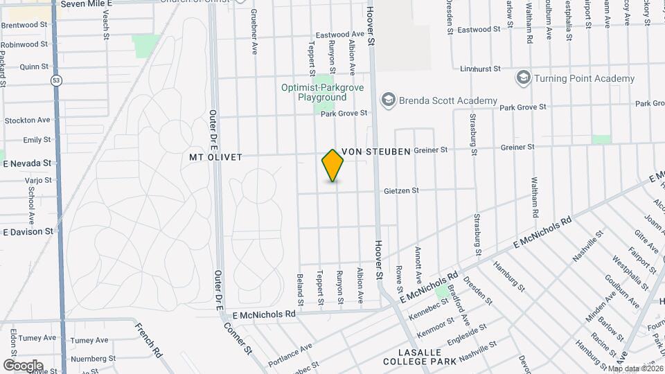 17811 Runyon St Mapa y Detalles de la Ubicación