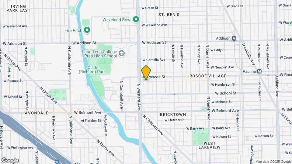 3342 N Claremont Ave Map and Location Details