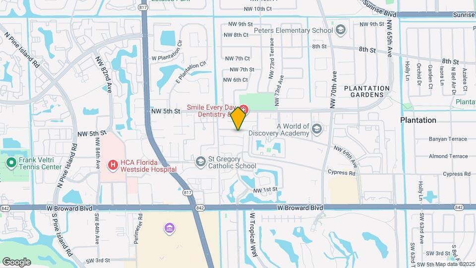 7507 NW 3rd Ct Mapa y Detalles de la Ubicación