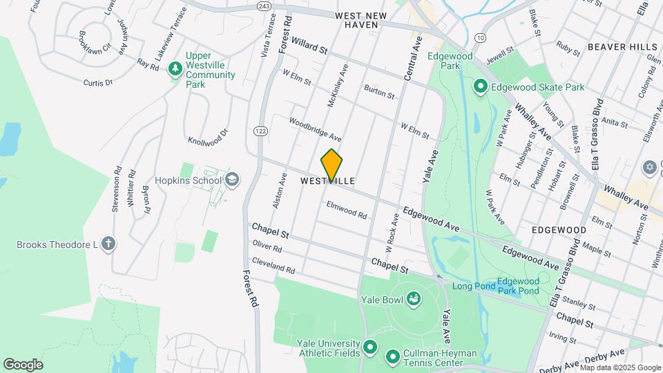 105 Alden Ave Map and Location Details