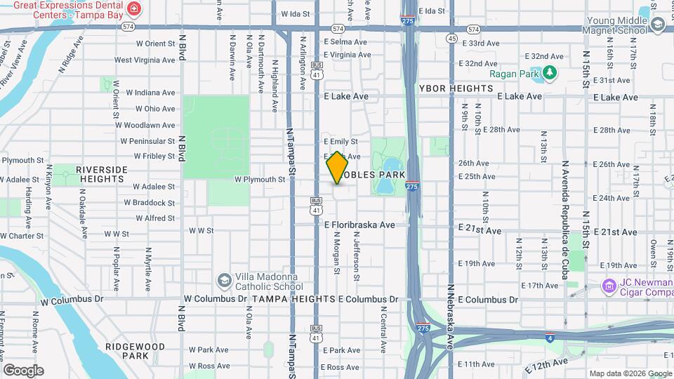 303 E Plymouth St Map and Location Details