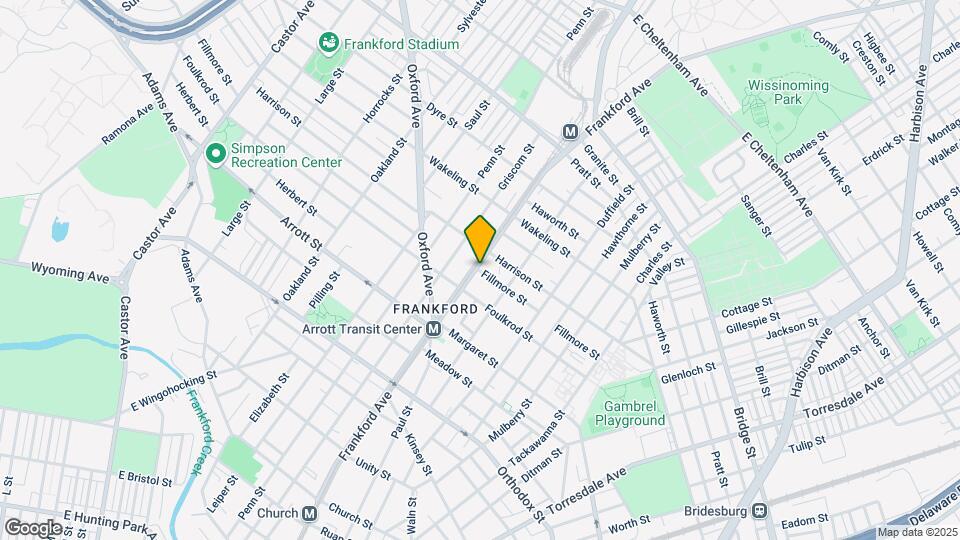 4829 Frankford Ave-Unit -3rd flr Map and Location Details