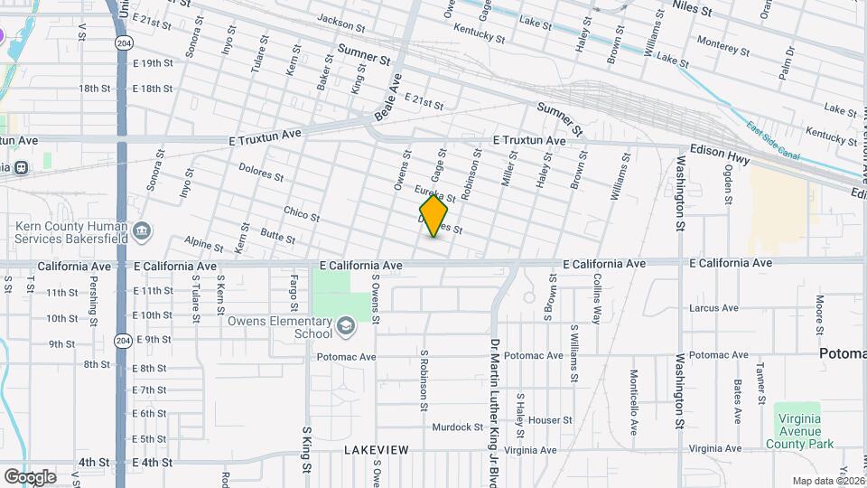 1118 Chico St Map and Location Details