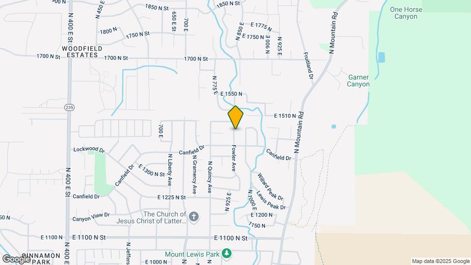 1454 Fowler Ave Map and Location Details