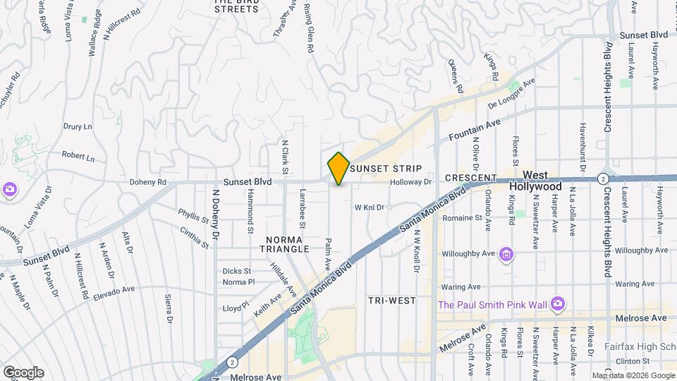 1016 Palm Ave Mapa y Detalles de la Ubicación