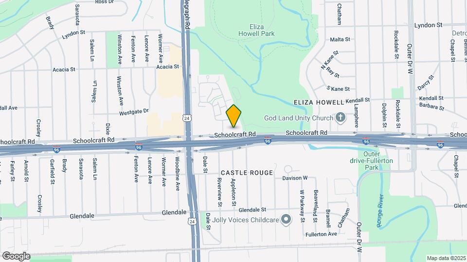 23628 Schoolcraft Rd Map and Location Details