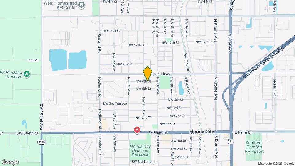 620 NW 6th St Map and Location Details