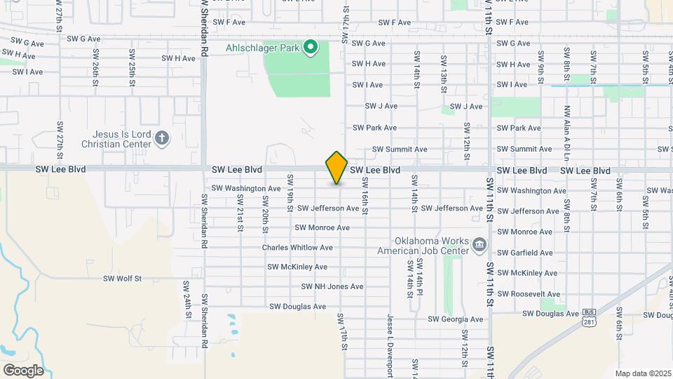 1704 SW Washington Ave Map and Location Details