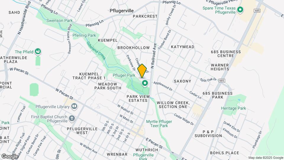 401 Parkview Dr Map and Location Details