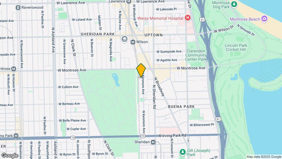 4326 N Kenmore Ave Mapa y Detalles de la Ubicación