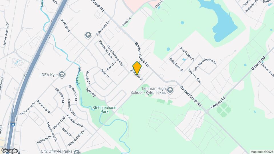 1050 Brutus Dr Mapa y Detalles de la Ubicación