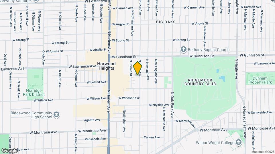 4644 N Sayre Ave, Unit 1 Map and Location Details