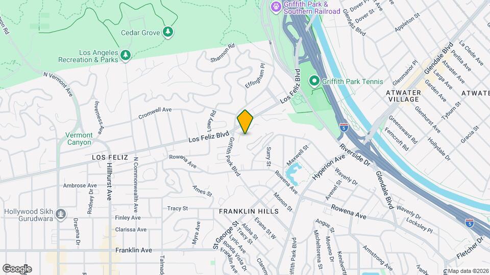 3858 Roble Vista Dr Map and Location Details