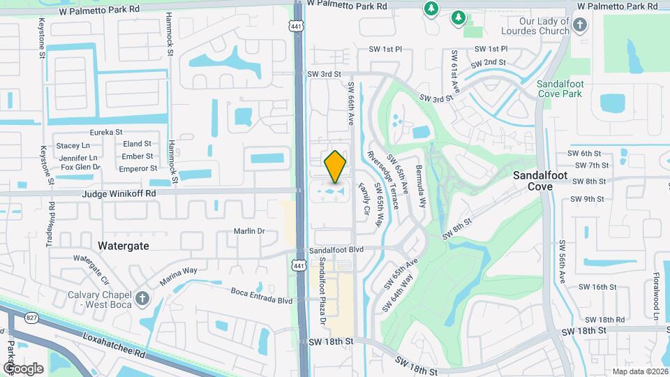 9861 Three Lakes Cir Map and Location Details