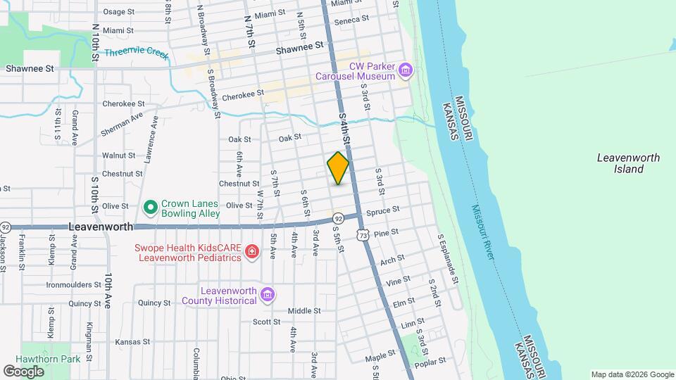 420 Olive St Map and Location Details