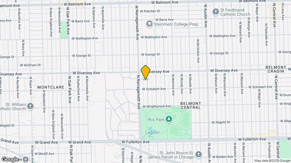 2728 N Mulligan Ave Map and Location Details