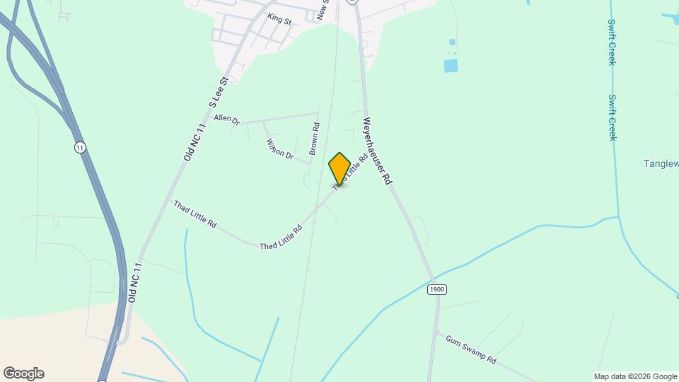 380 Thad Little Rd Map and Location Details