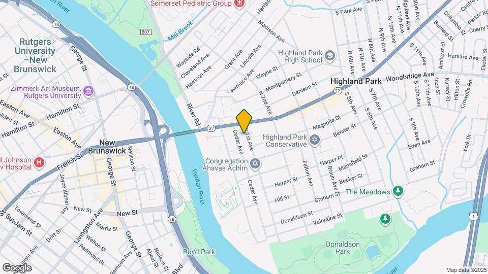 26 S 1st Ave Map and Location Details