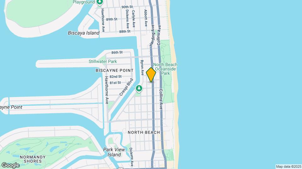 8118 Harding Ave Mapa y Detalles de la Ubicación