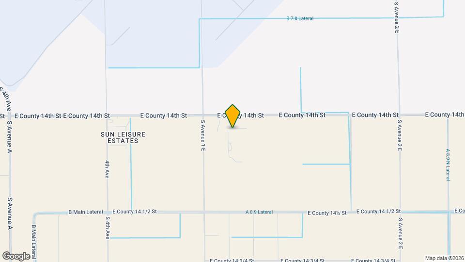 1206 E County 14th St Map and Location Details