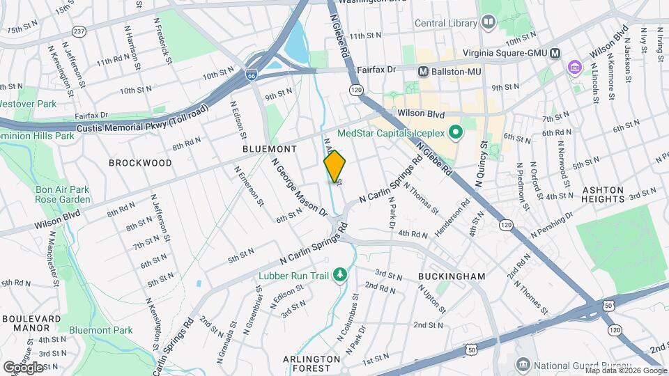 608 N Abingdon St Mapa y Detalles de la Ubicación