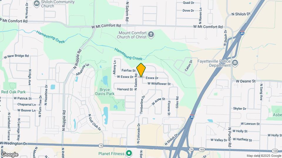 1791 N Pine Crest Ave Map and Location Details