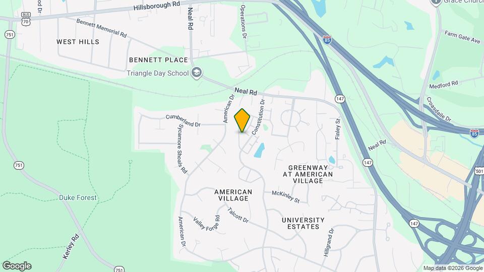 61 Pocono Dr Map and Location Details
