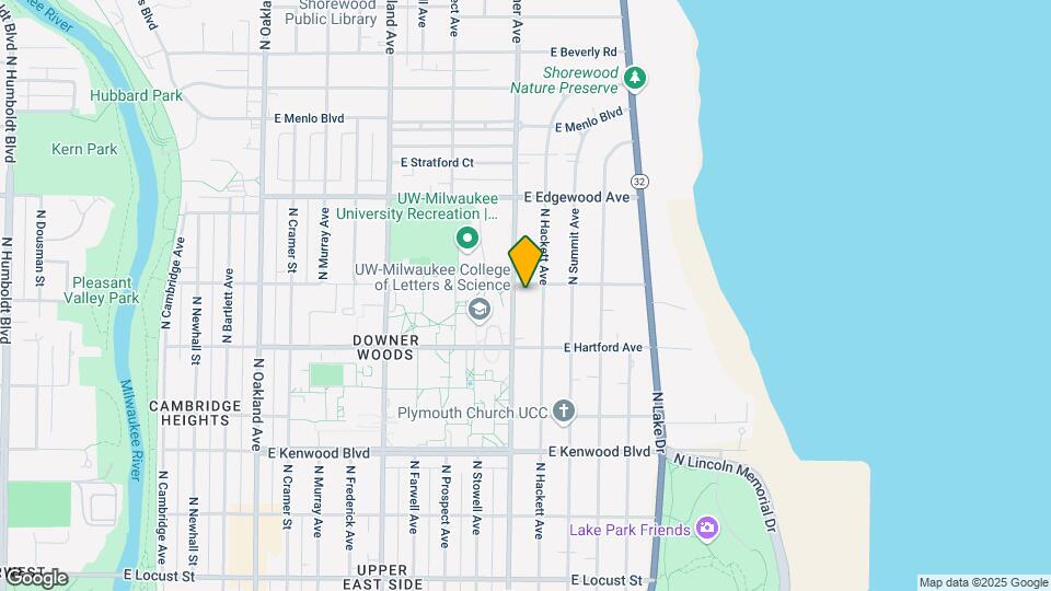 3372 N Downer Ave Mapa y Detalles de la Ubicación