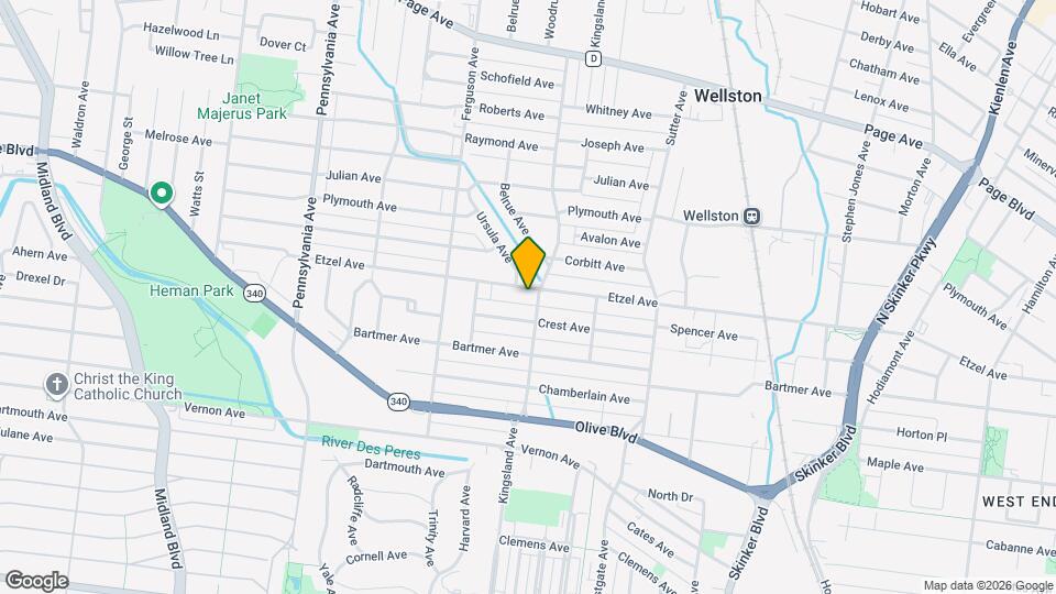 6704 Etzel Ave Map and Location Details