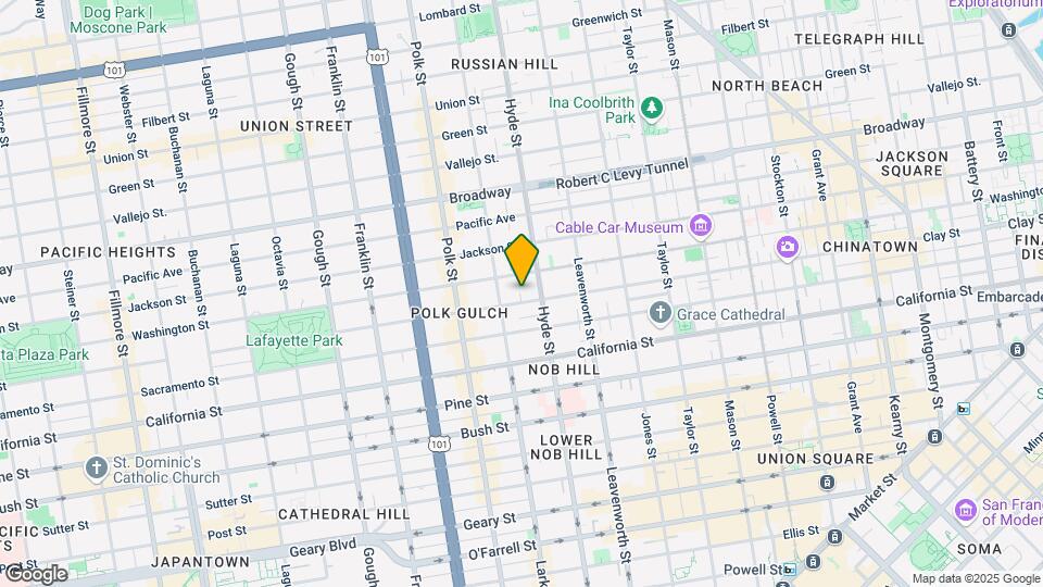 1534 Clay St Map and Location Details