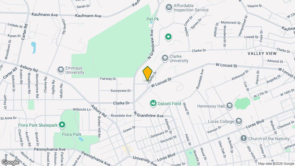 1749 Clarke Dr Mapa y Detalles de la Ubicación